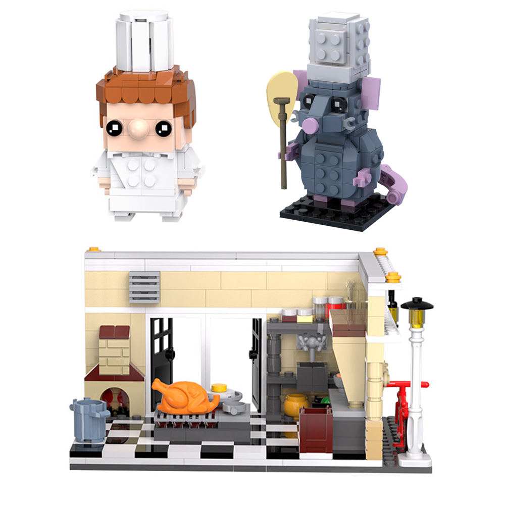Kids Education Movies - MOC Remy The Rat Bricks Movie