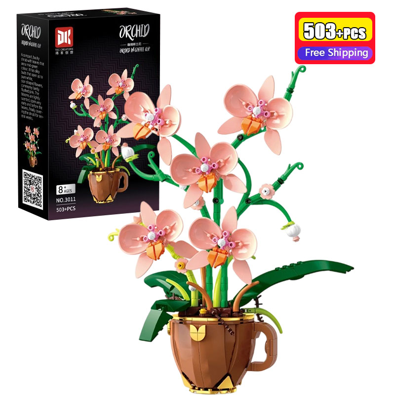 Orchid Kids Education - 503Pcs DK3011 Building Blocks Coffee Cup