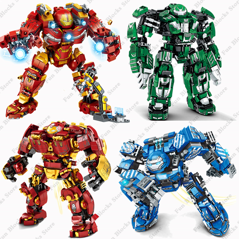 Kids Education Movies - Marvel Model Superheroes IRON Hulkbuster War