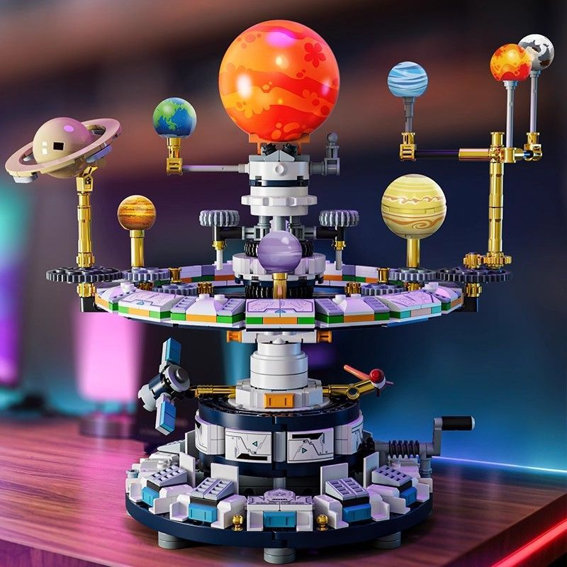 Kids Education System - Rotating Universe Interstellar Solar System Building
