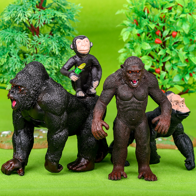 Kids Education Learn Tv - Simulation Animal Monkey Chimps, Gorilla Model