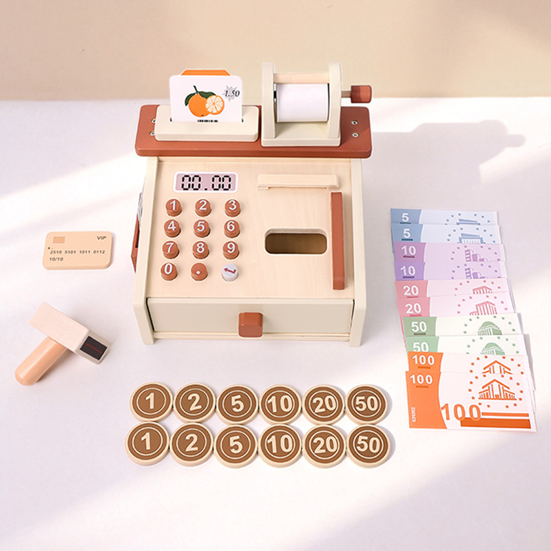 Kids Education Store - Kids Simulation Cash Register Tools Currency