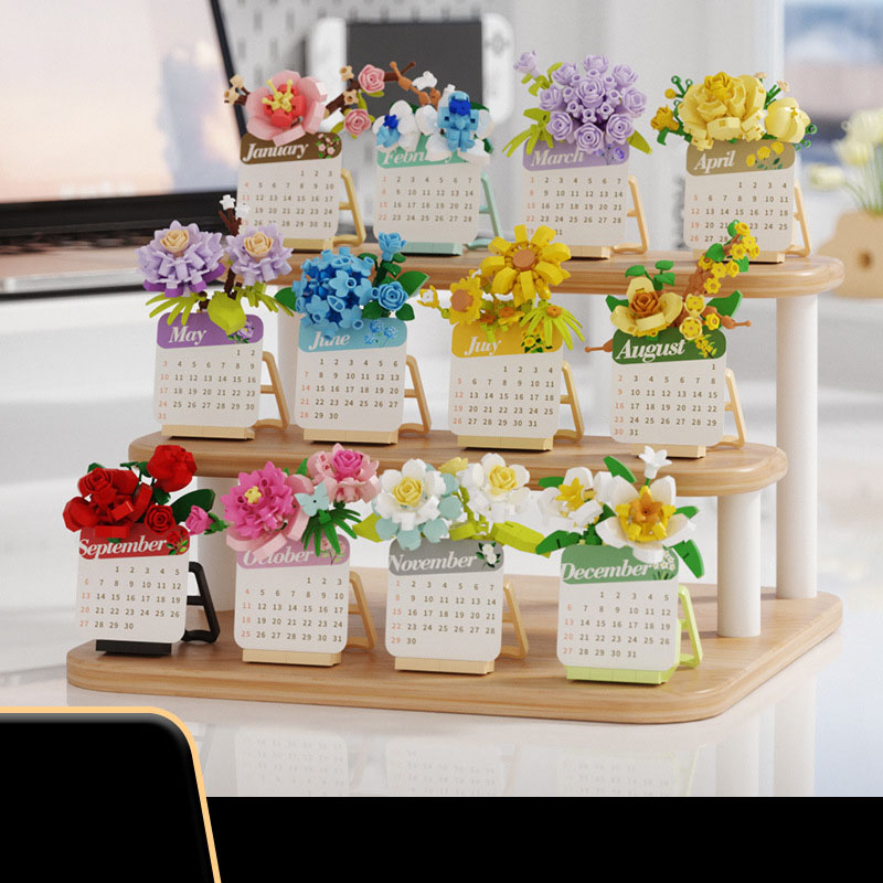 Kids Education Toys - 2026 Succulent Plant Building Blocks, 3D