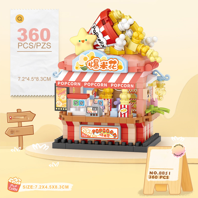 Kids Education Store - Mini Street View Shop Building Blocks,
