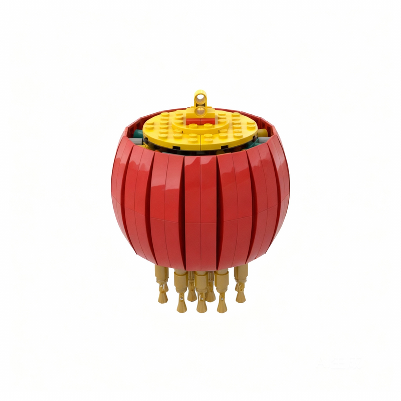301pcs MOC Little Red Lantern  - Orchid Kids Education 评论和价格