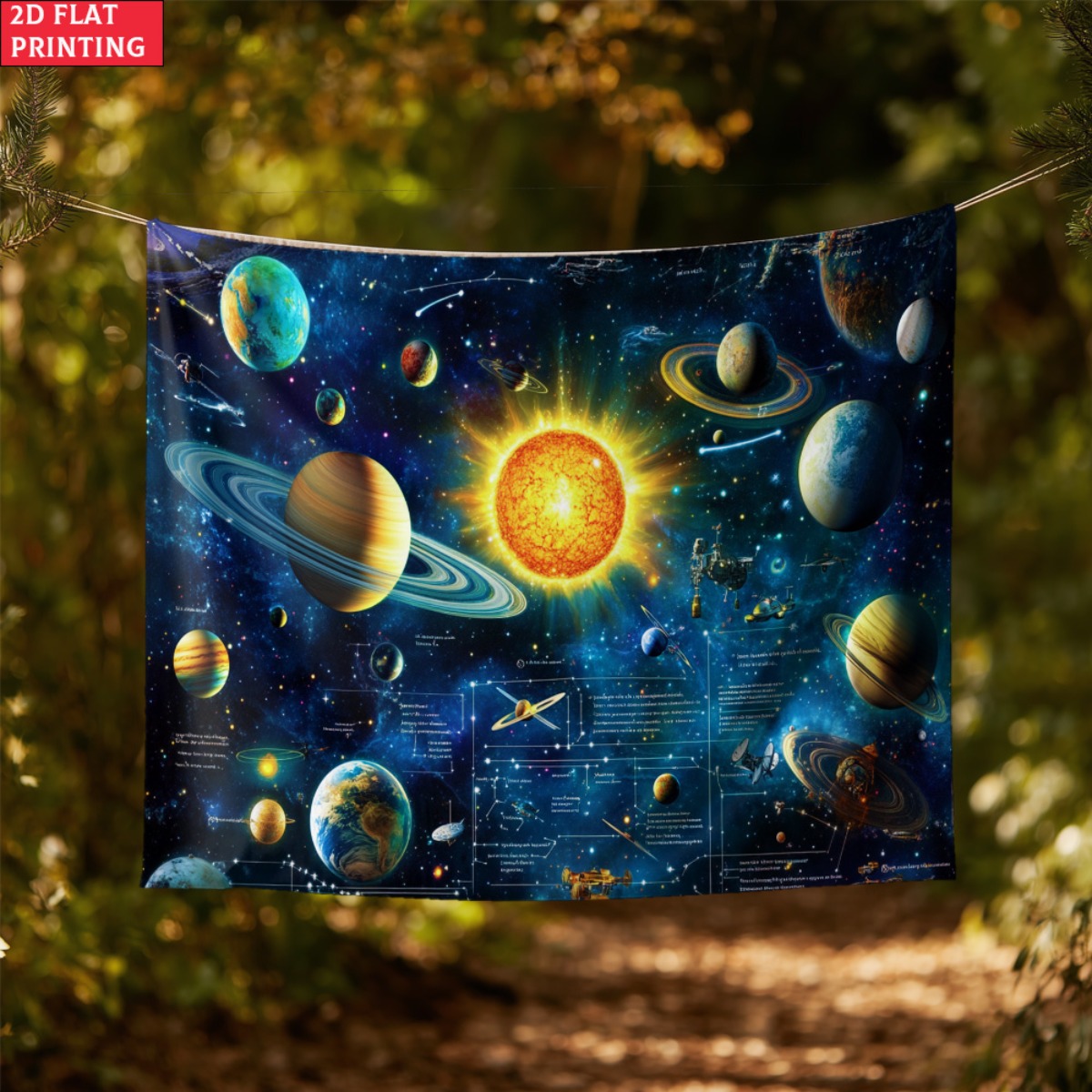 unframed Solar system planet t - Kids Education System 评论和价格