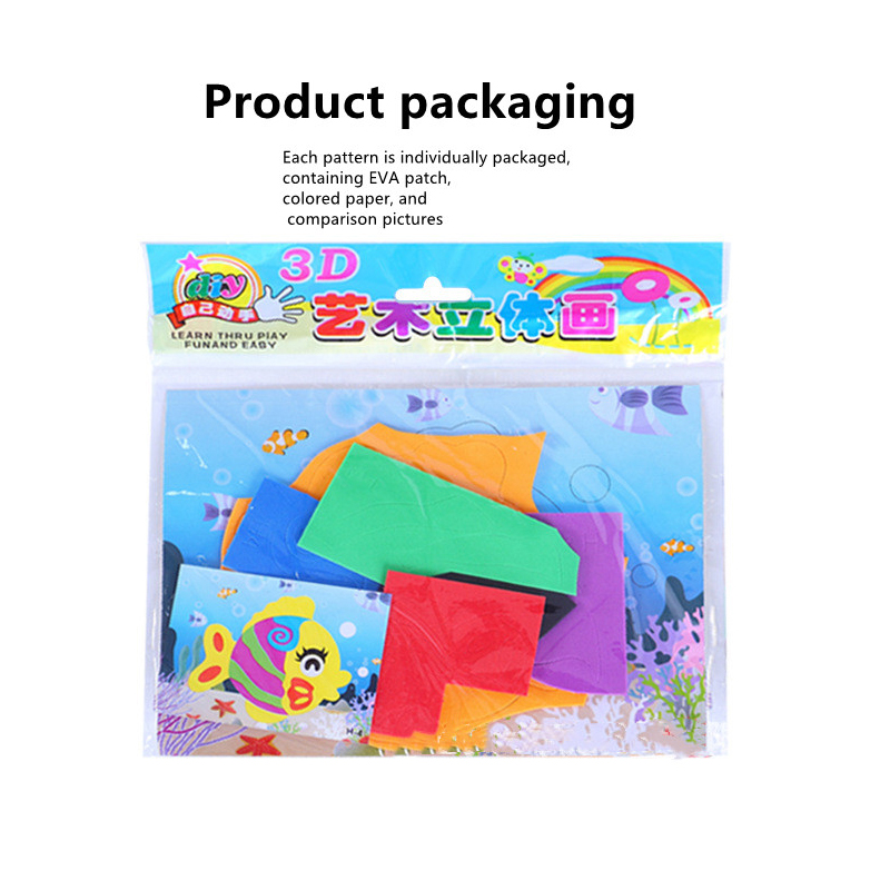 5Pcs/10Pcs/Lot Kids DIY 3D EVA - Kids Education Shows 评论和价格