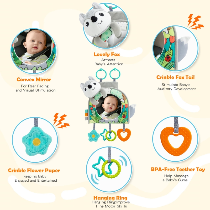 Baby Car Seat Mirror Infant Ca - Kids Education Shows 评论和价格