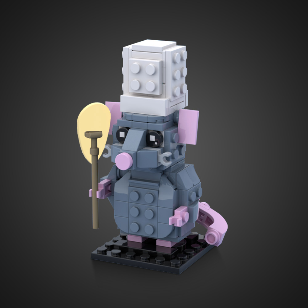 MOC Remy The Rat Bricks Movie  - Kids Education Movies 评论和价格