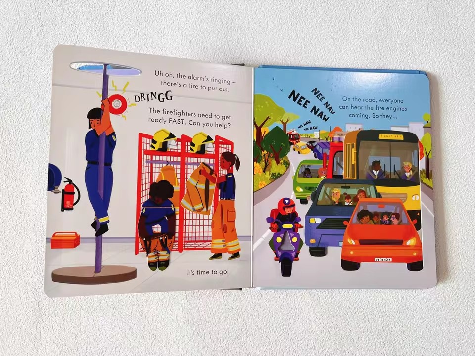Usborne Peep Inside How A Fire - Kid Educational 评论和价格