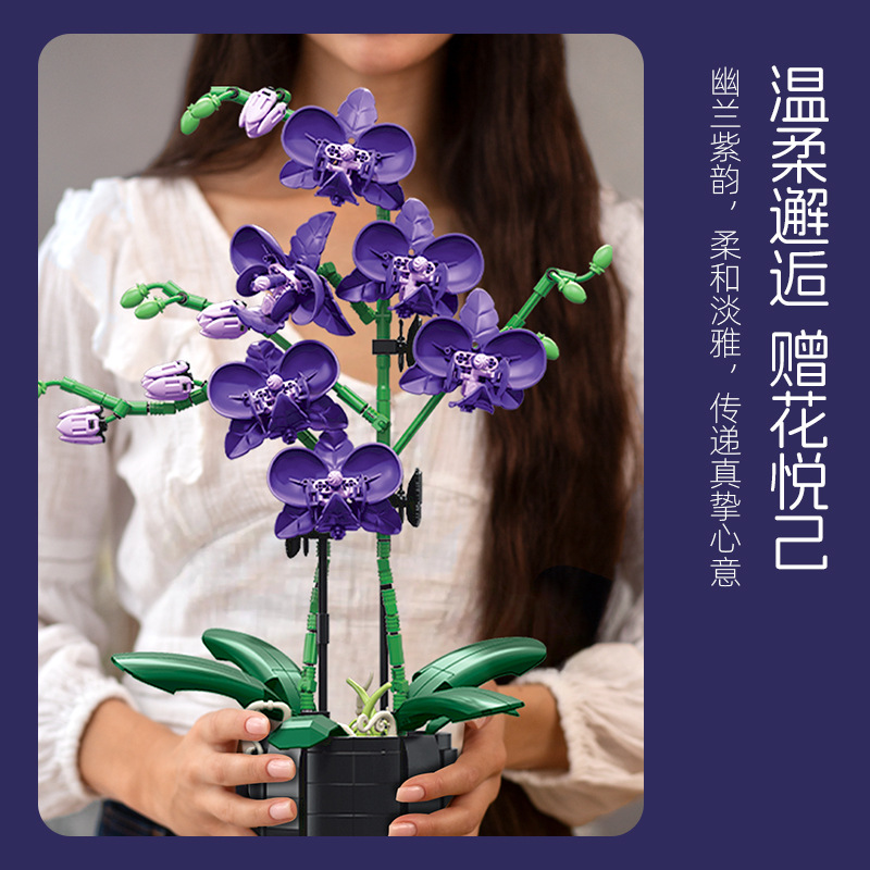 Orchid Plant Building Blocks S - Orchid Kids Education 评论和价格