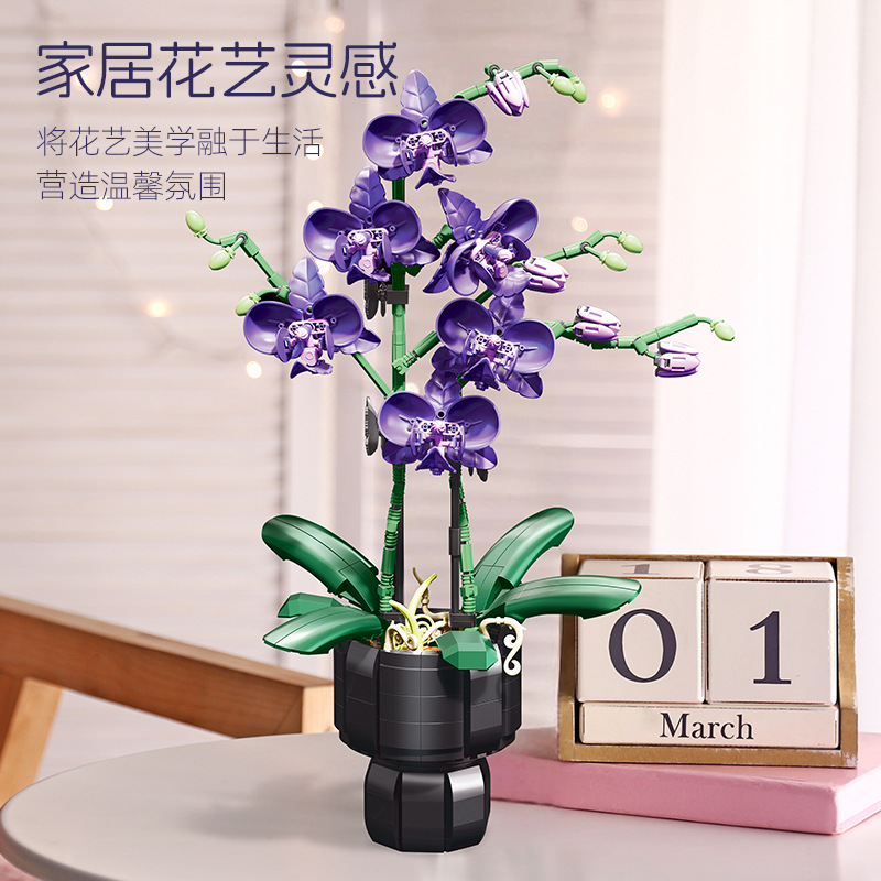 Orchid Plant Building Blocks S - Orchid Kids Education 评论和价格