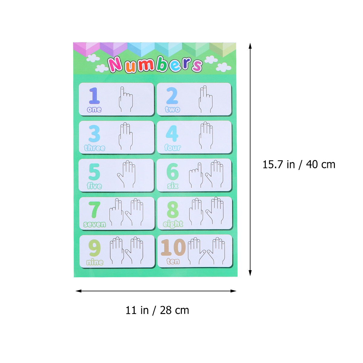 6 PCS Kid Animal Poster Kids P - Kids Educational Posters 评论和价格