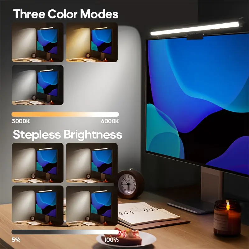 RGB Monitor Light Bar Strip Ey - Kids Early Education 评论和价格
