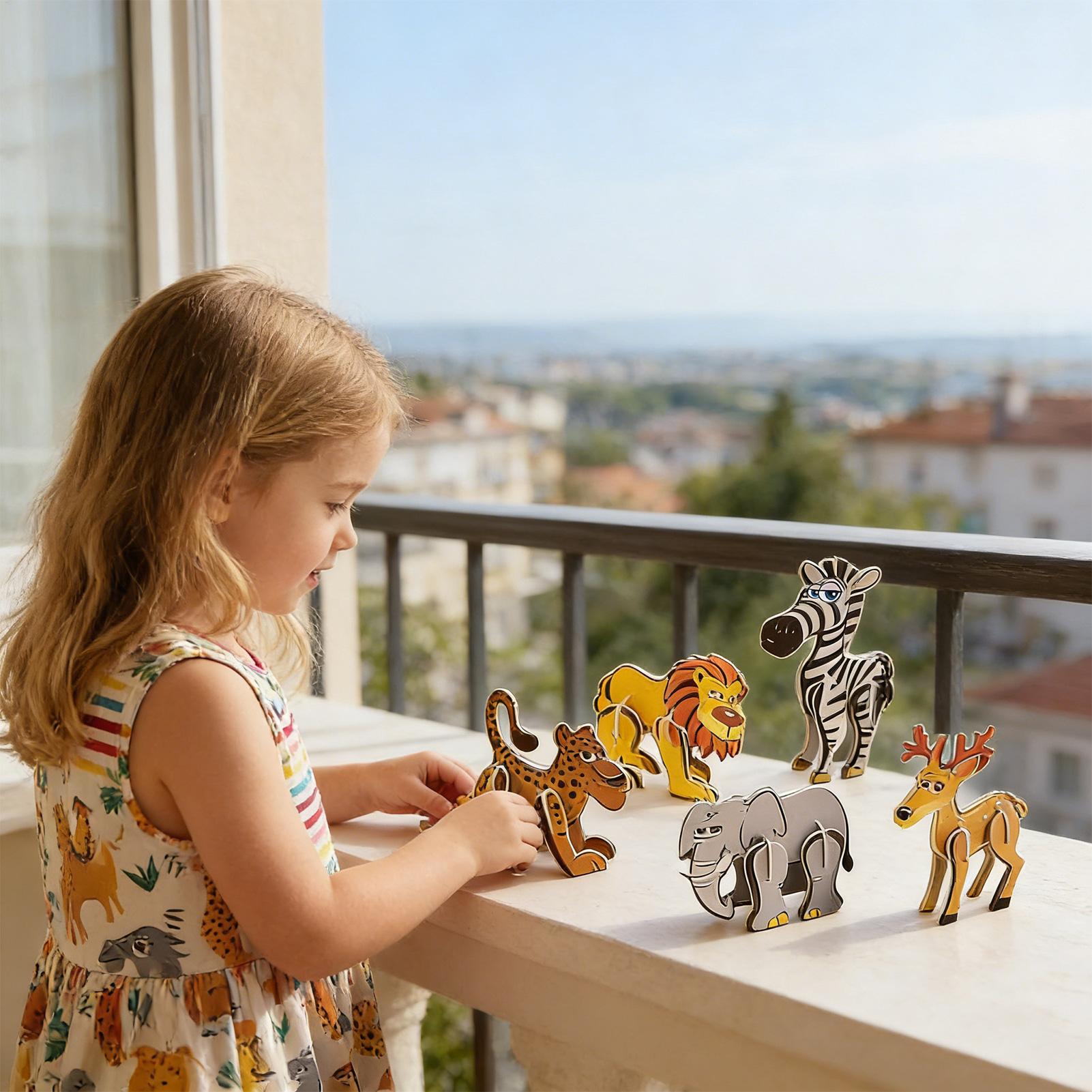 3D Cartoon Puzzles For Kids 7  - Kids Early Education 评论和价格