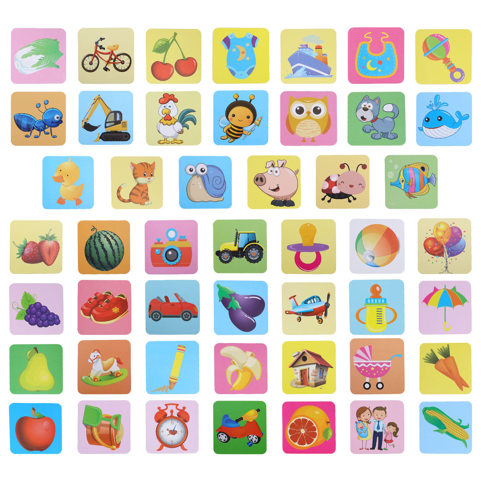 Visual Stimulus Cards Color Re - Kids Education Design 评论和价格