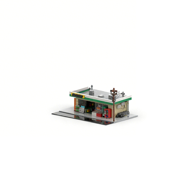 2068pcs MOC Convenience Store  - Kids Education Store 评论和价格