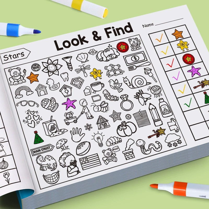 Look And Find Coloring Book fo - Kids Early Education 评论和价格