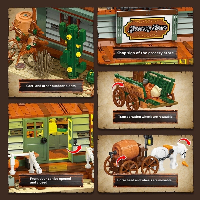 Western Cowboy Grocery Store B - Kids Education Store 评论和价格