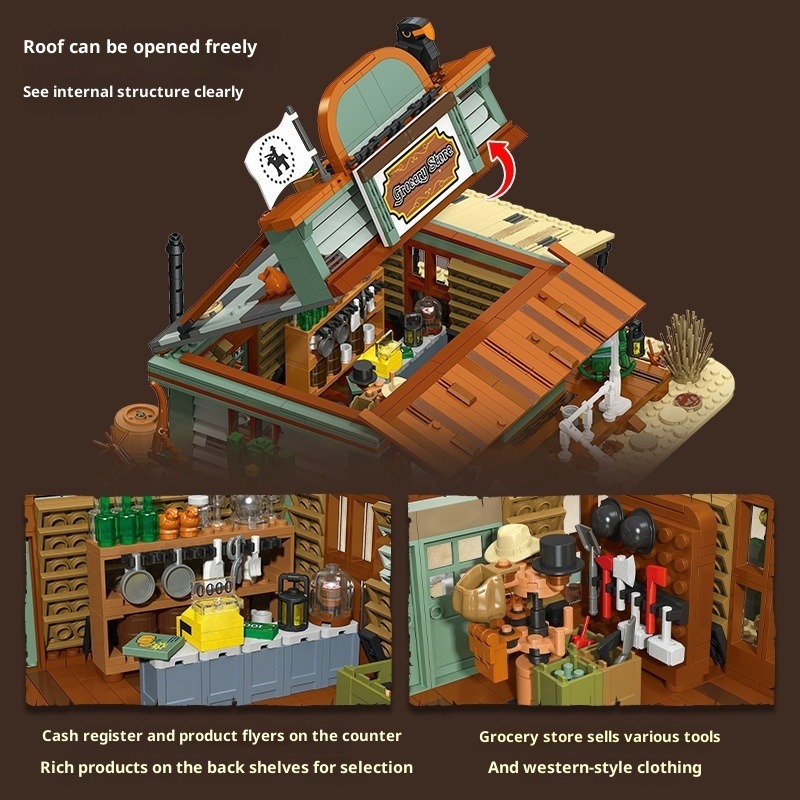 Western Cowboy Grocery Store B - Kids Education Store 评论和价格