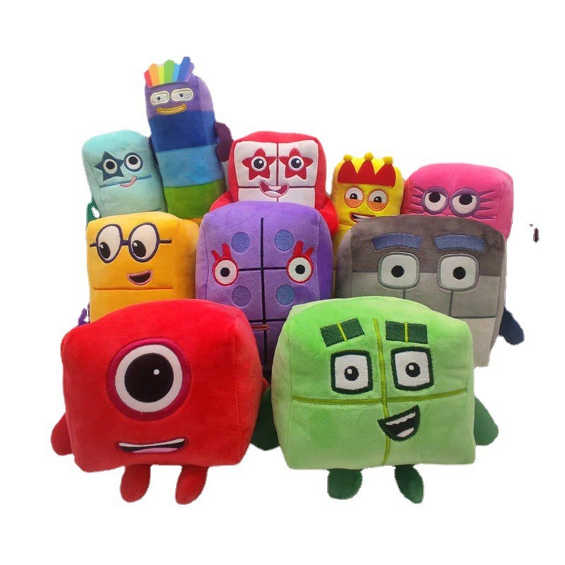 10pcs Cartoon number Plush Dol - Kids Education Movies 评论和价格