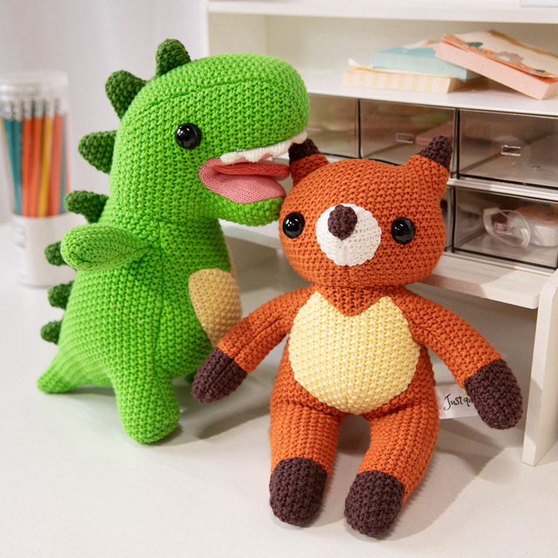 Kawaii Knitted Plush Toys Stuf - Kids Education Movies 评论和价格