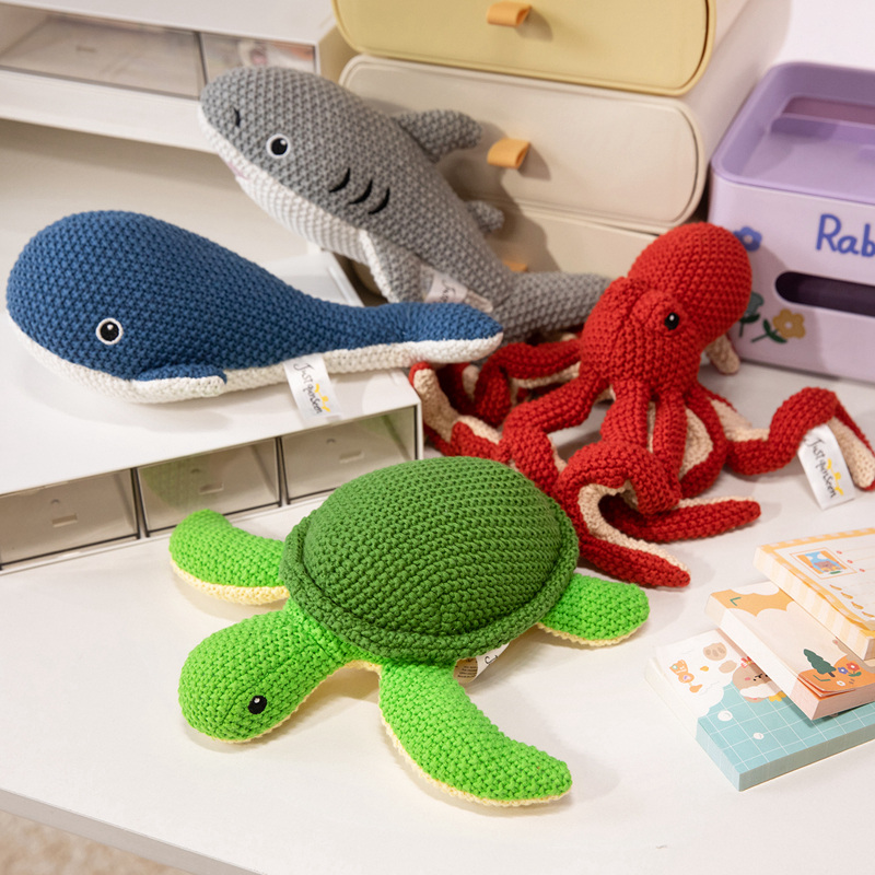 Kawaii Knitted Plush Toys Stuf - Kids Education Movies 评论和价格
