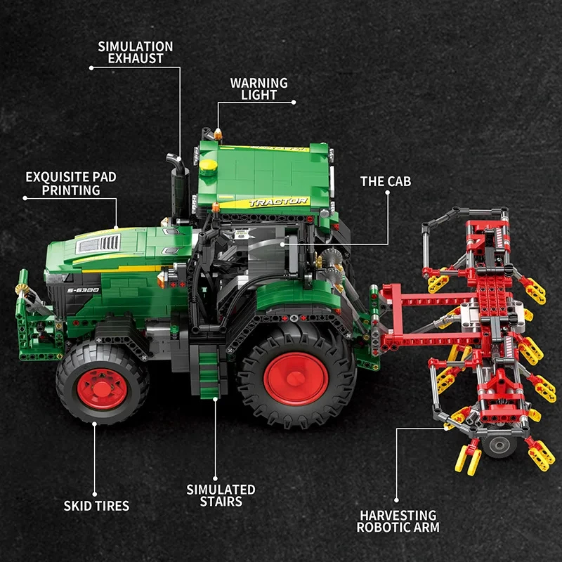 1664PCS Agricultural Tractor B - Kids Education App Free 评论和价格
