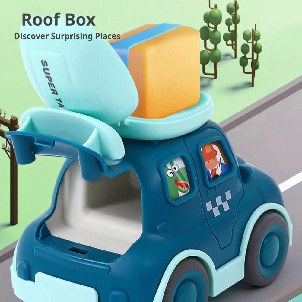 Cartoon Mini Pull Back Toy Car - Kids Education Toys 评论和价格