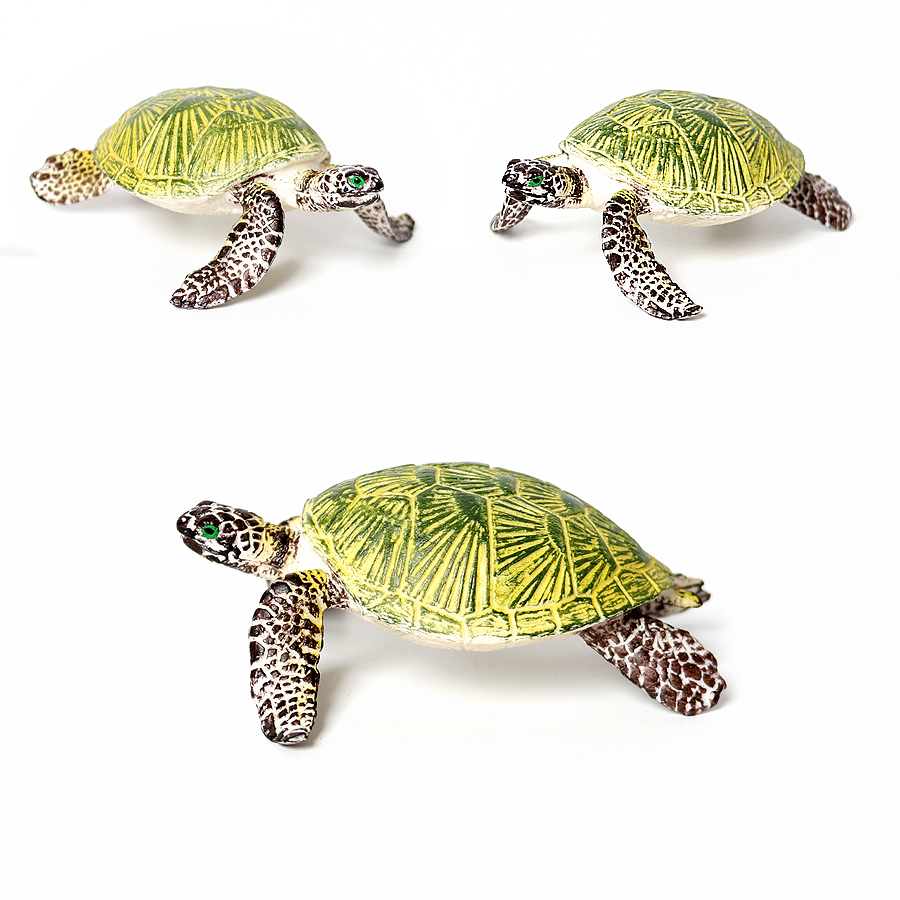 Realistic Plastic Sea Turtle L - Kids Education Shows 评论和价格