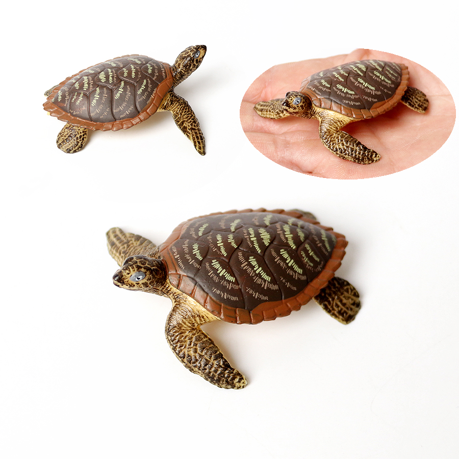 Realistic Plastic Sea Turtle L - Kids Education Shows 评论和价格