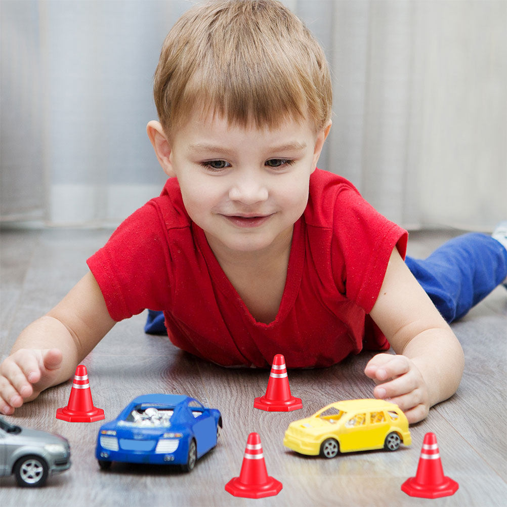24Pcs Mini Traffic Cones Red P - Kid Educational 评论和价格