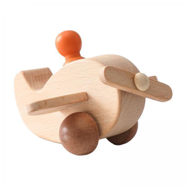Wooden Airplane Toy Miniature  - Kids Early Education 评论和价格