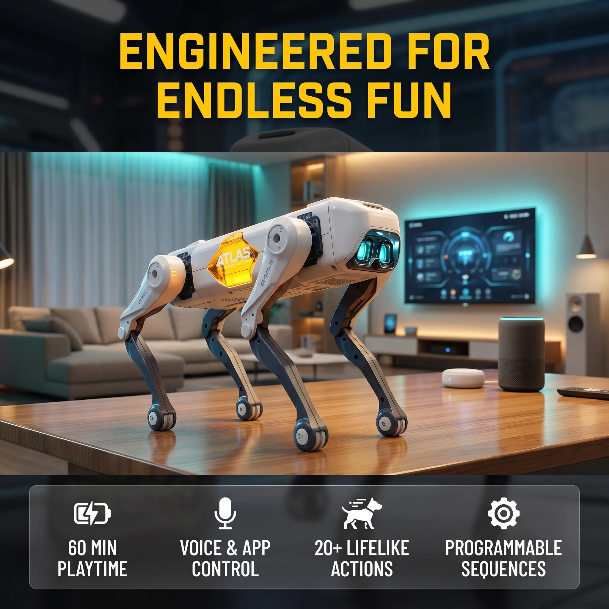 AI Smart Robot Dog, Voice & AP - Kid Educational 评论和价格