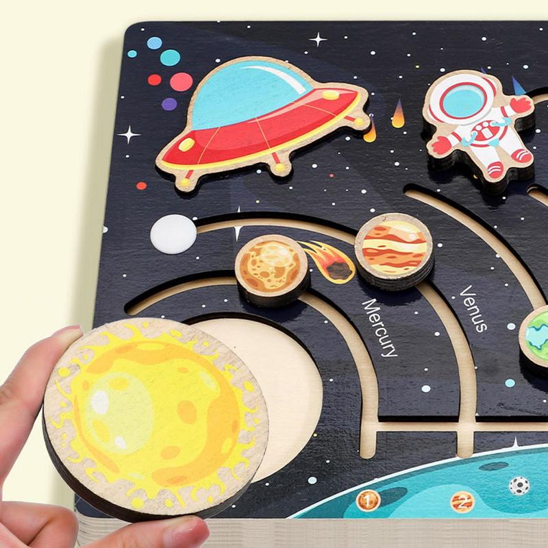 Solar System Model Board Woode - Kids Education System 评论和价格