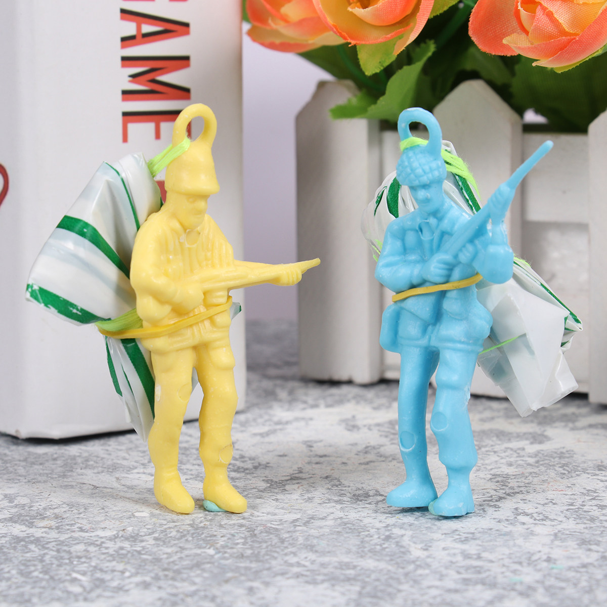 10Pcs Soldier Parachute Hand T - Kids Education Design 评论和价格