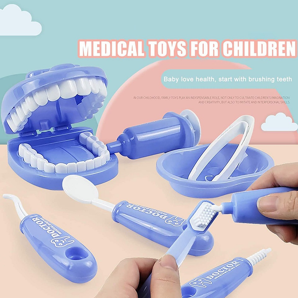 9Pcs Dental Kit Toy Dentistry  - Kids Education Shows 评论和价格