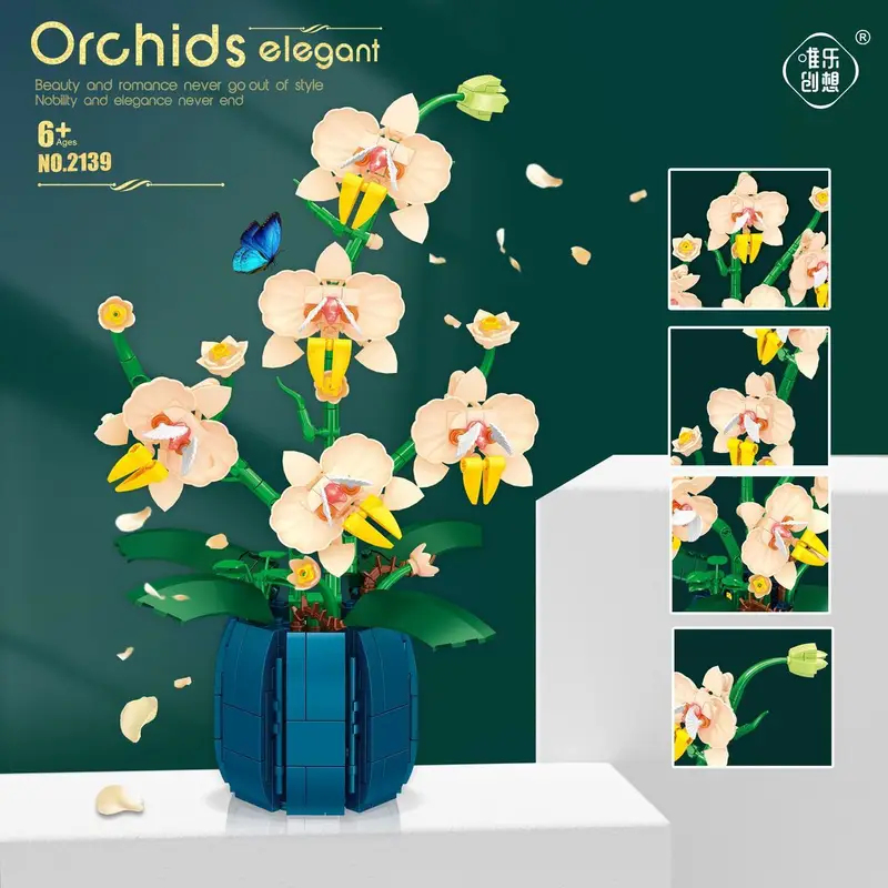 606 Pcs Orchid Building Blocks - Orchid Kids Education 评论和价格