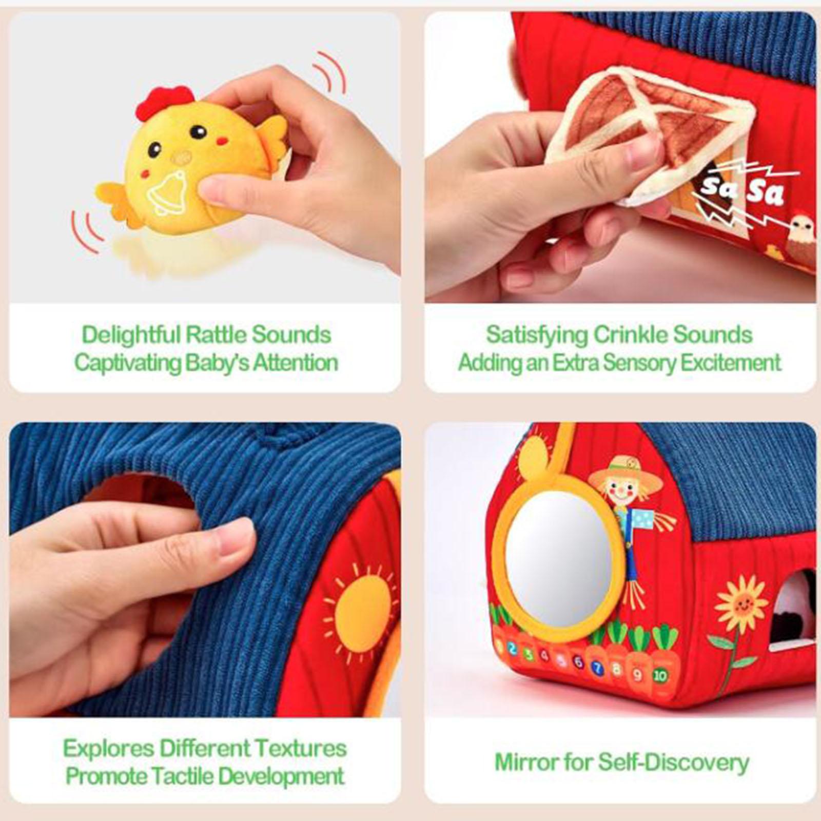 Plush Farm Animals Gifts Chris - Kids Education Learn Tv 评论和价格