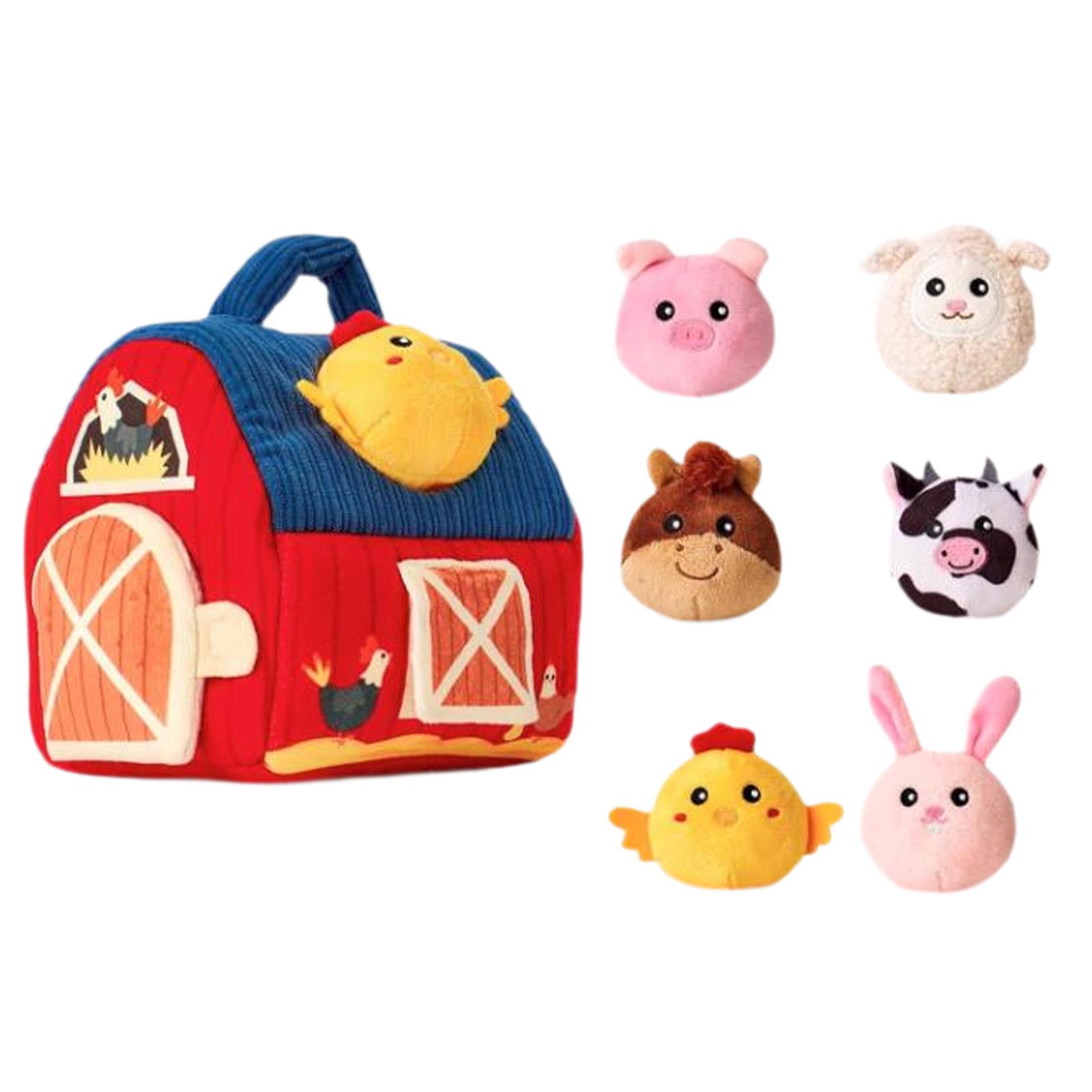 Plush Farm Animals Gifts Chris - Kids Education Learn Tv 评论和价格