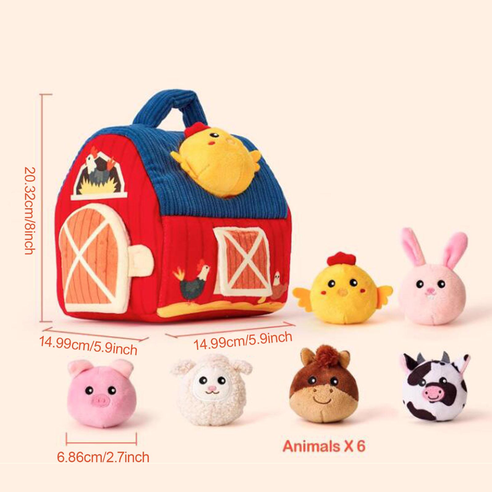 Plush Farm Animals Gifts Chris - Kids Education Learn Tv 评论和价格