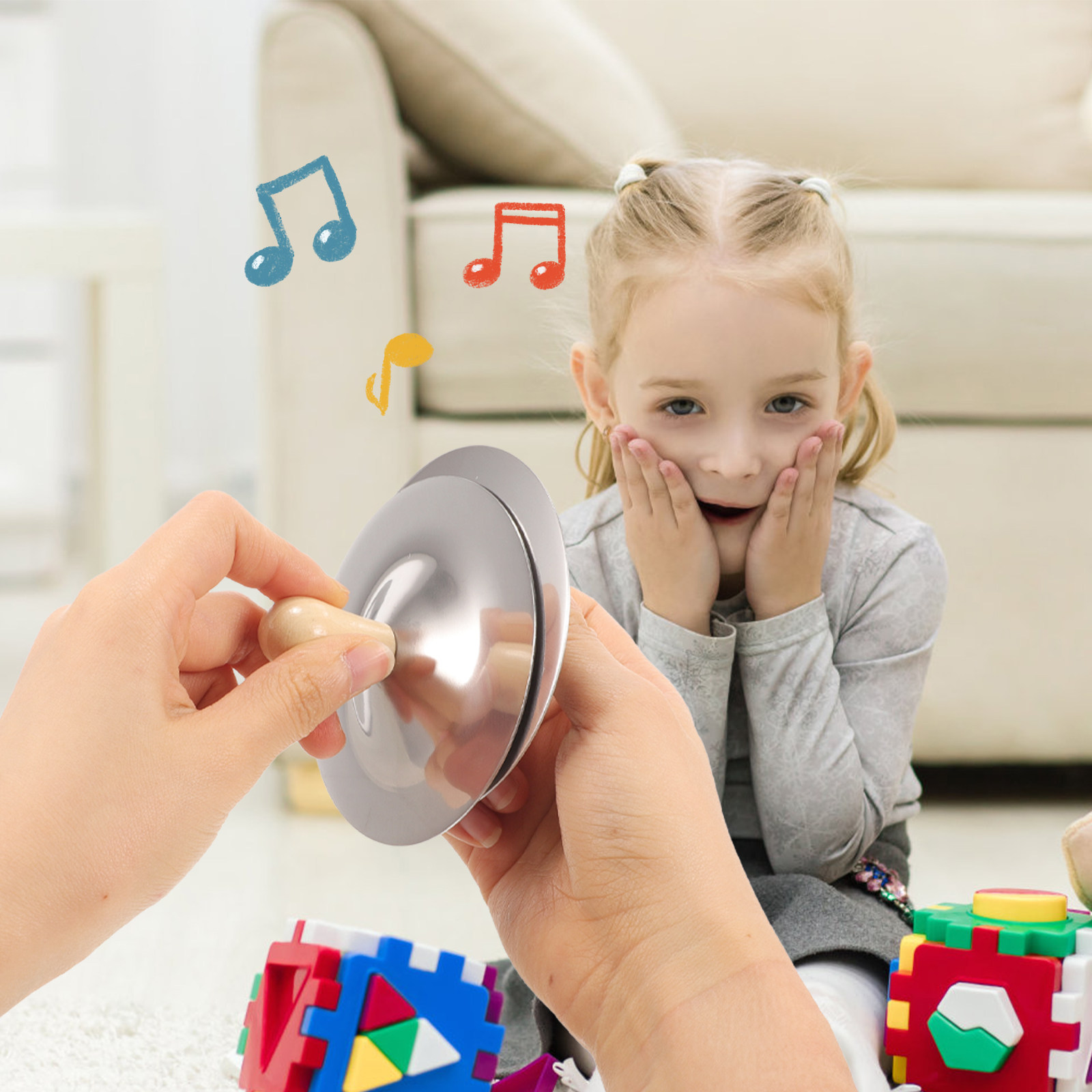 2Pcs Small Finger Cymbals Kids - Kids Early Education 评论和价格