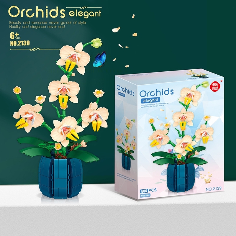 Bouquet Potted Orchid Building - Orchid Kids Education 评论和价格
