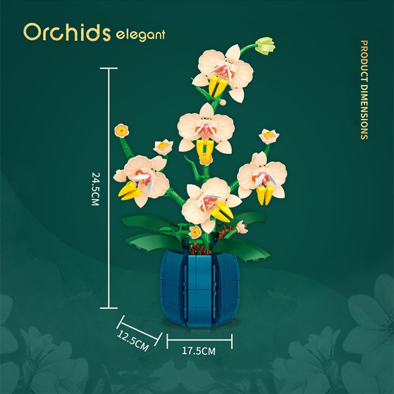 Bouquet Potted Orchid Building - Orchid Kids Education 评论和价格