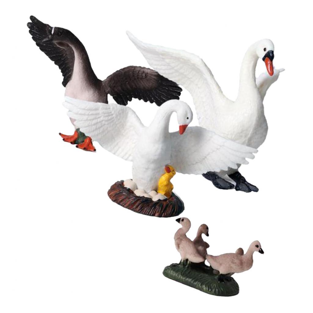 Realistic Swan Figurines Lifel - Kids Education Shows 评论和价格